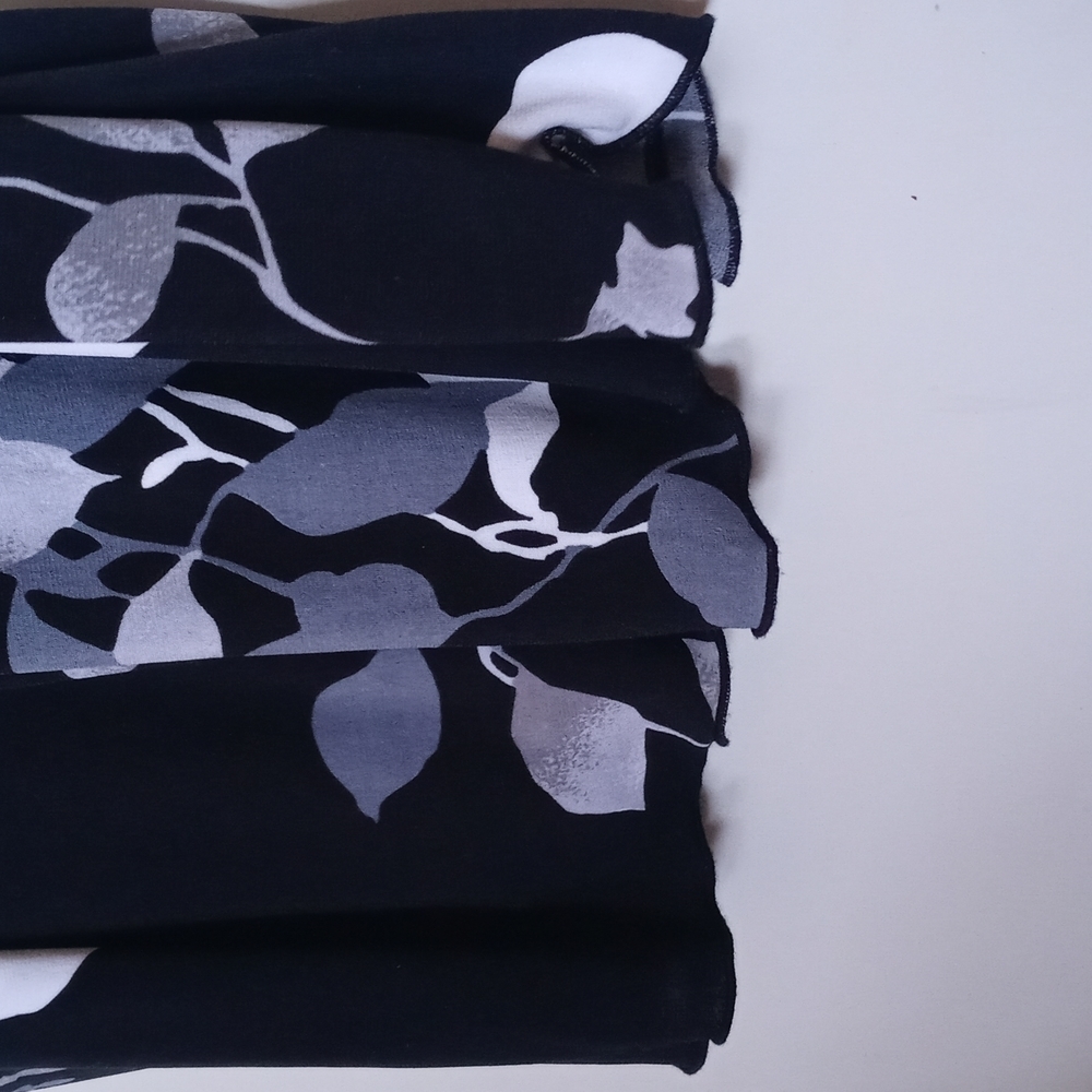 PARTY dress size L large black white floral print  speechless - Picture 4 of 6